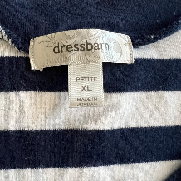 💕Host Pick💕 Dress Barn Striped Short Sleeve Shirt sz XL Petite - Picture 4 of 4